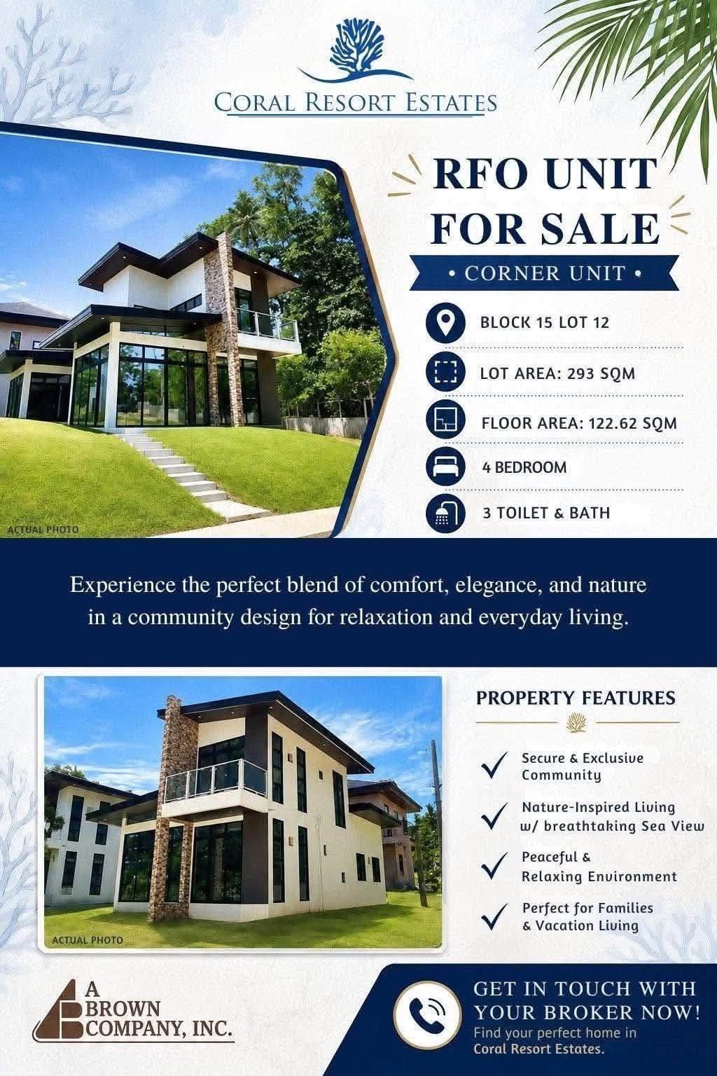 🏡 FOR SALE — BEACHFRONT HOUSE & LOT Coral Resort Estates | Initao, Misamis Oriental 🌊🌴